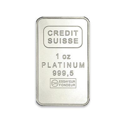 Credit Suisse Platinum Bars