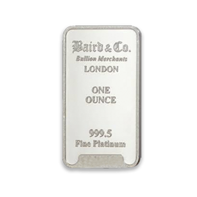 Baird & Co Platinum Bars