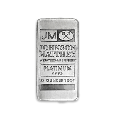 Johnson Matthey Platinum Bars