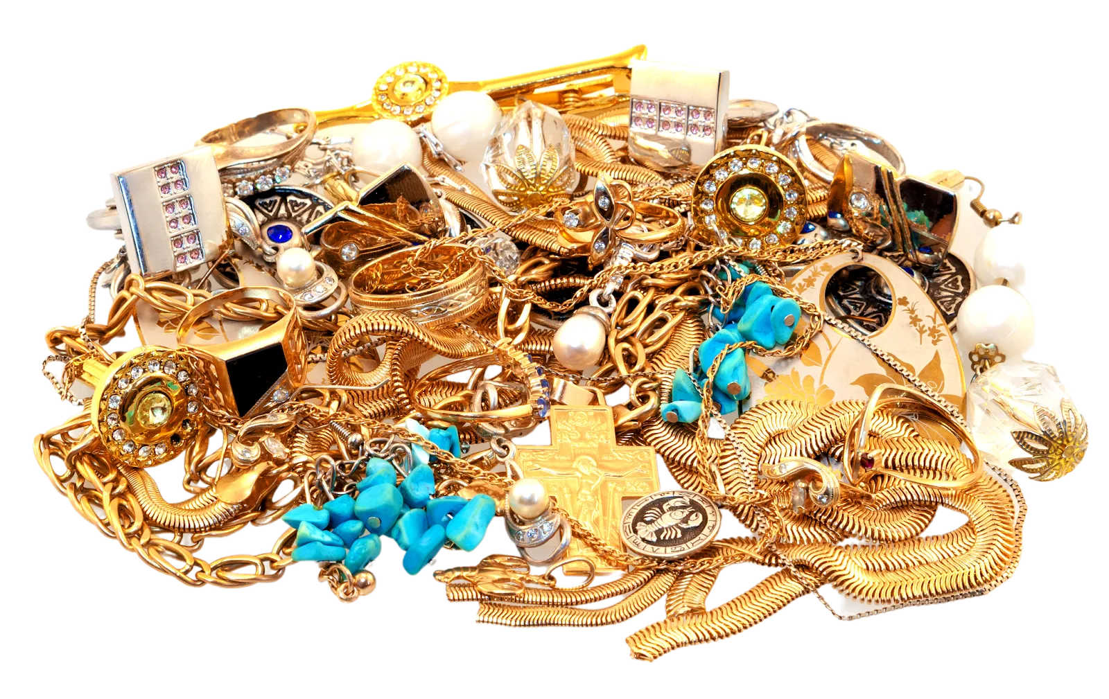  Piles of scrap metals ready for recycling at Pacific Precious Metals.