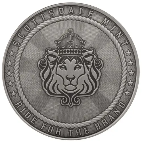 1 oz Cowboy - Buffalo Privy Antique Silver Round (3)