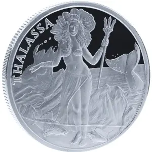 1 oz Trident Silver Round - Thalassa (2)