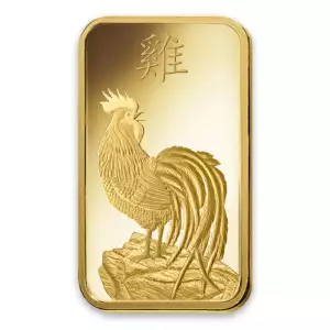 100g PAMP Gold Bar - Lunar Rooster