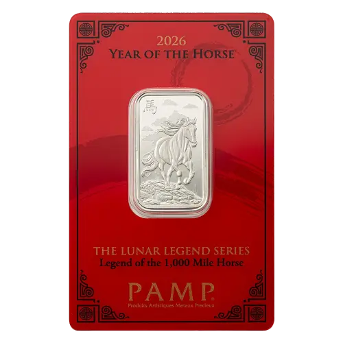 10g PAMP Silver Bar - Year of The Horse (2)