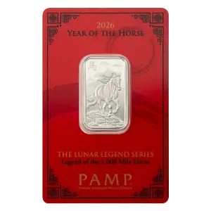 10g PAMP Silver Bar - Year of The Horse (2)