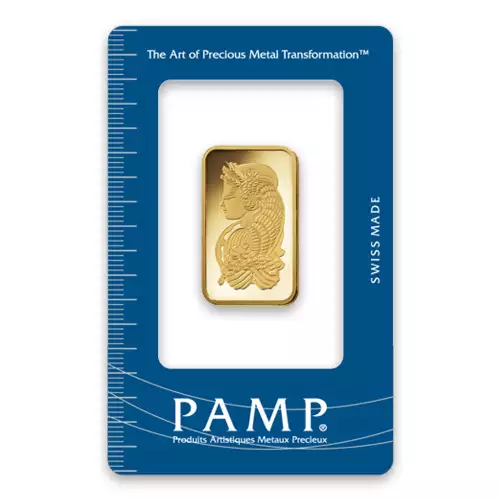 1/2oz PAMP Gold Bar - Fortuna