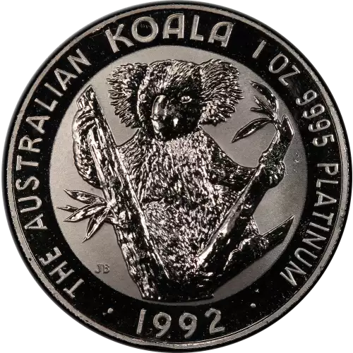 1992 1oz Australian Perth Mint Platinum Koala
