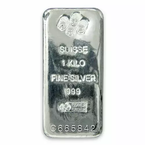 1kg PAMP Silver Bar