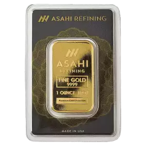 1oz Asahi Minted Gold Bar 
