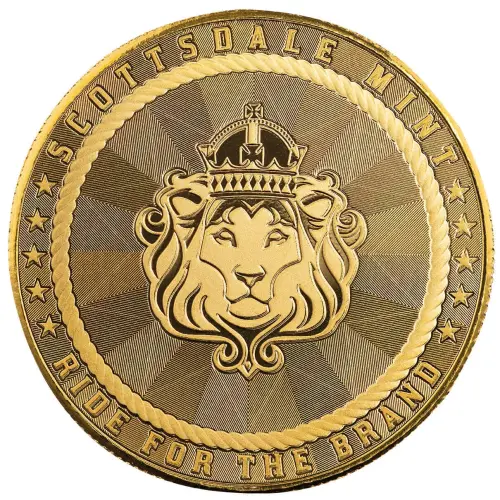 1oz Cowboy - Rifleman Gold Round (3)