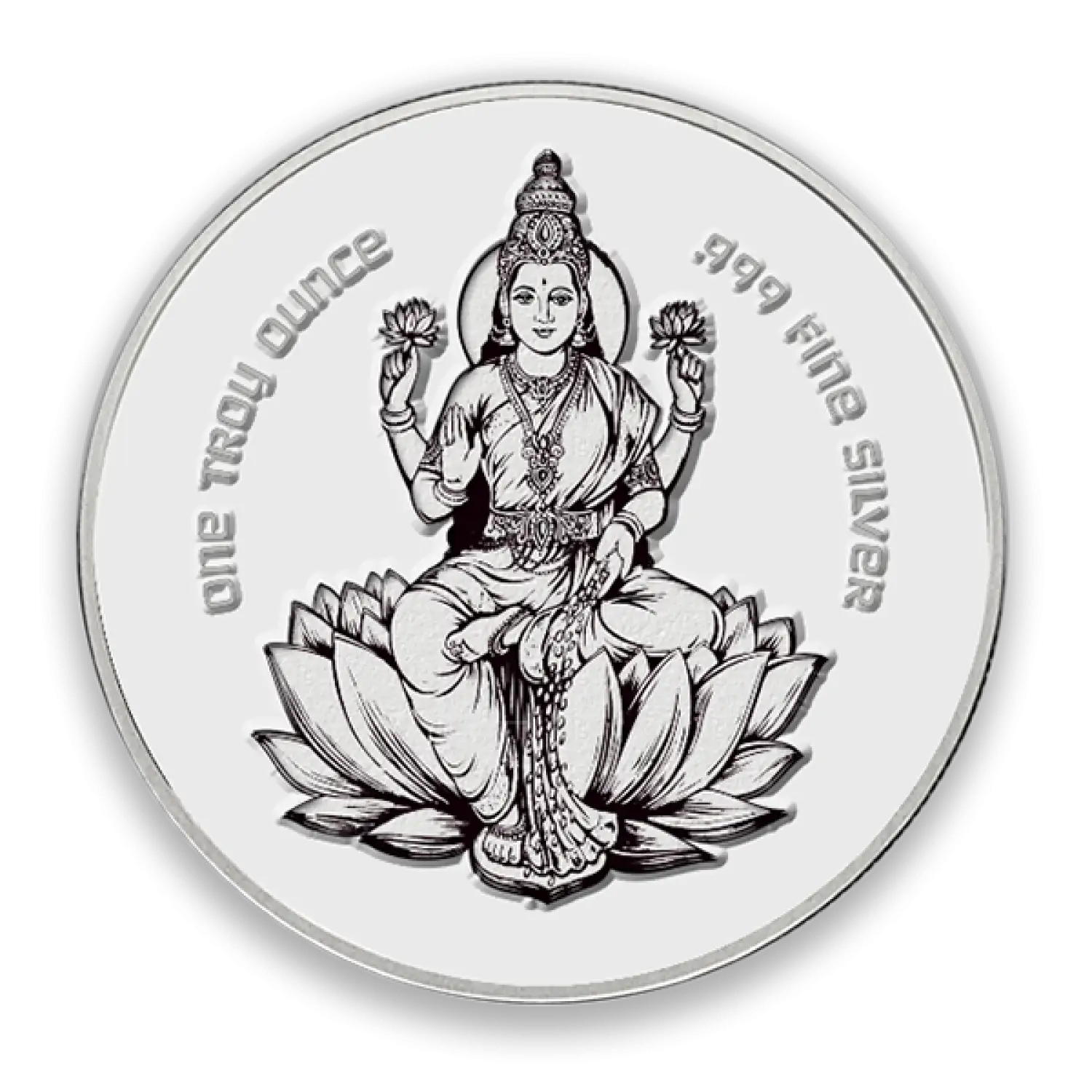 Lakshmi Silver Coin - 1 Ounce Silver Rounds - Pacific Precious Metals