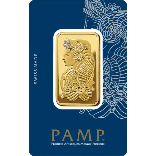 1oz PAMP Gold Bar - Fortuna