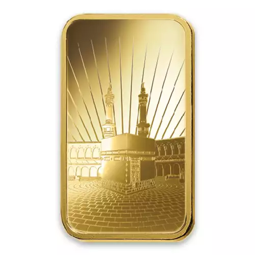 1oz PAMP Gold Bar - Ka `Bah. Mecca