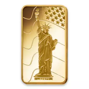 1oz PAMP Gold Bar - Liberty