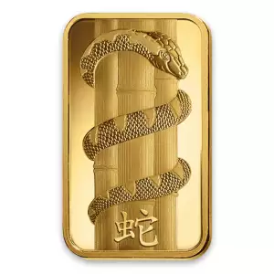 1oz PAMP Gold Bar - Lunar Snake