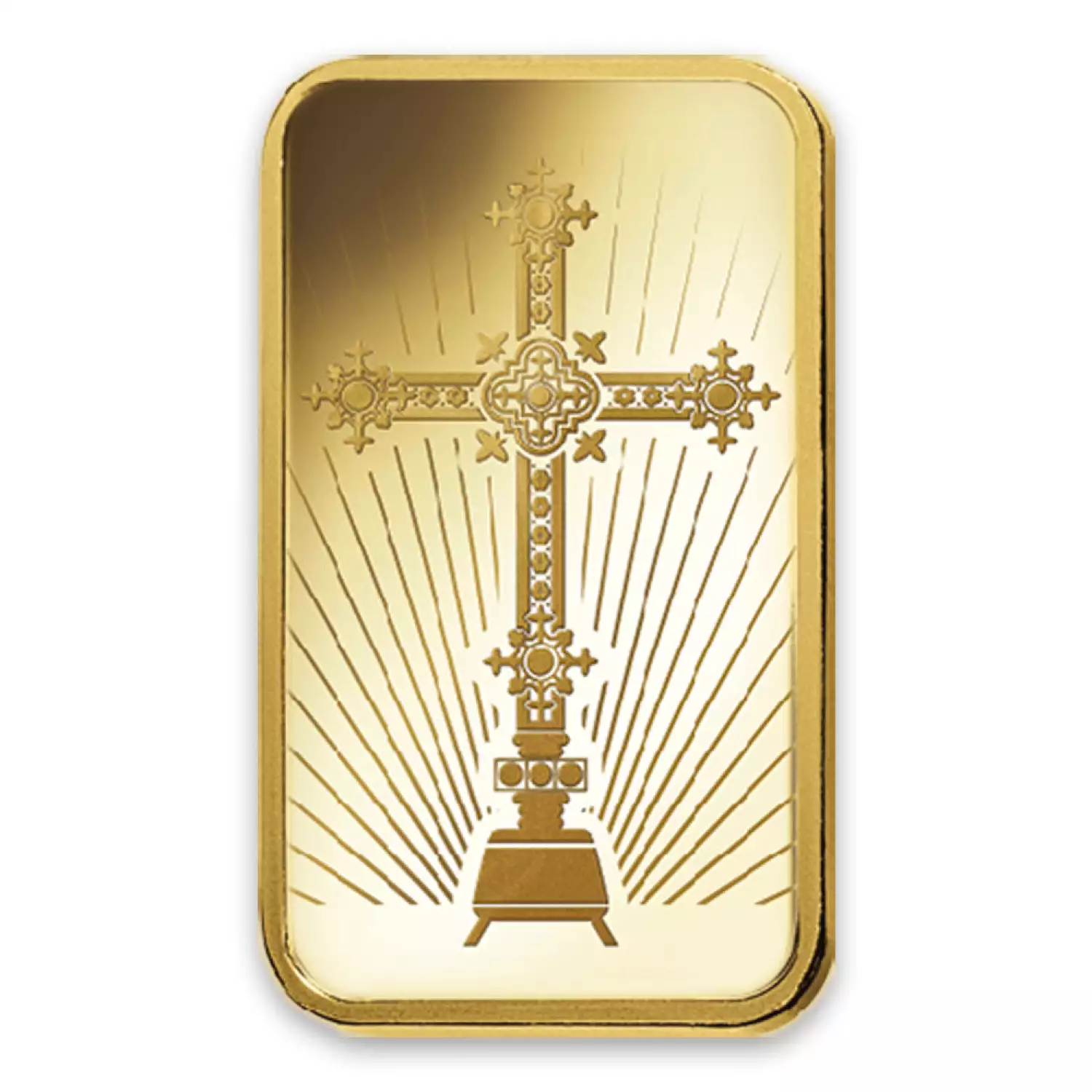 1oz PAMP Gold Bar - Romanesque Cross