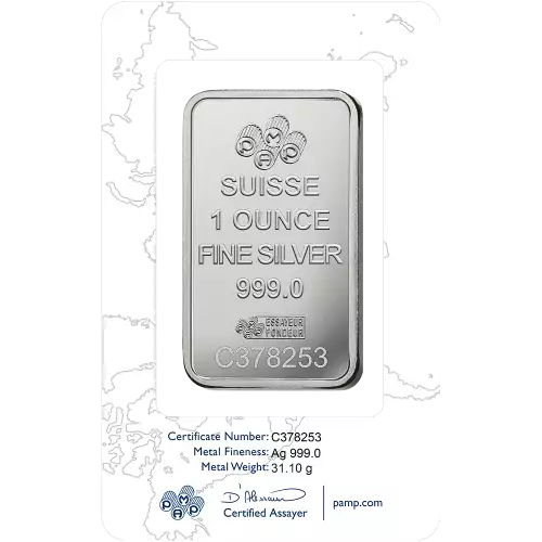 1oz PAMP Silver Bar - Fortuna (5)