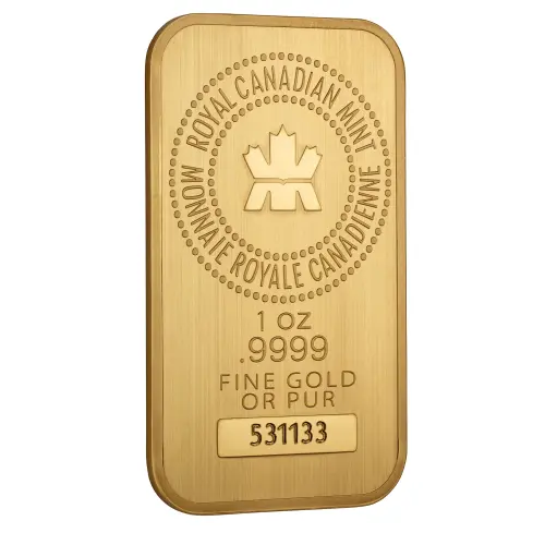1oz Royal Canadian Mint Gold Bar (2)