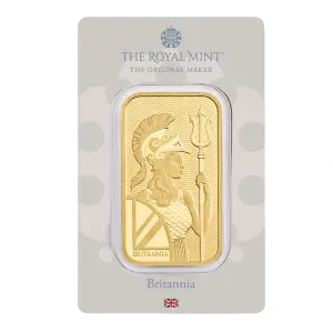 1oz Royal Mint Gold Britannia Minted Bar (2)