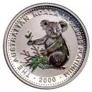 2000 1/4oz Australian Perth Mint Platinum Koala (2)