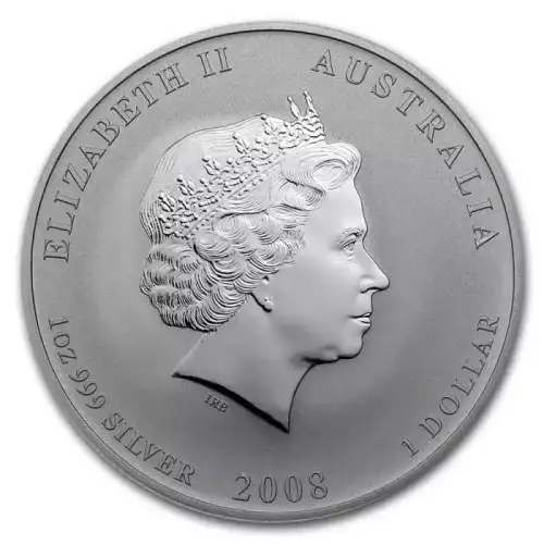 2008 1oz Australian Perth Mint Silver Lunar II: Year of the Mouse