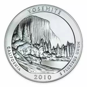 2010 5 oz Silver America the Beautiful Yosemite National Park (2)