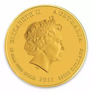2011 10kg Australian Perth Mint Gold Lunar II: Year of the Rabbit (2)