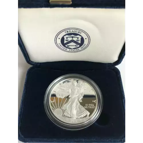 2011 w 1oz Silver Eagle  Proof - with Original Govt Packaging