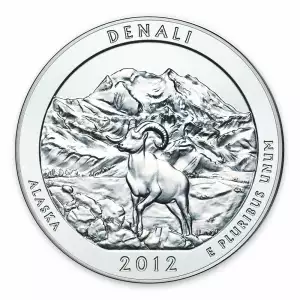 2012 5 oz Silver America the Beautiful Denali National Park (2)