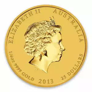 2013 1/4oz Australian Perth Mint Gold Lunar II: Year of the Snake (2)