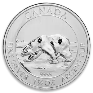 2013 1.5oz Canadian Silver Wildlife Series - Polar Bear