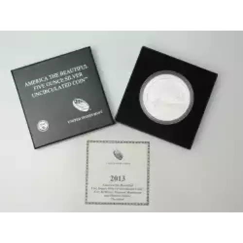 2013 5 oz Silver America the Beautiful Fort McHenry National Park
