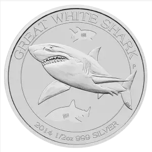 2014 1/2oz Perth Mint Silver Australian Great White Shark (2)