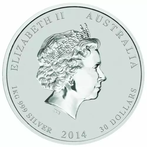 2014 1kg Australian Perth Mint Lunar: Year of the Horse (3)