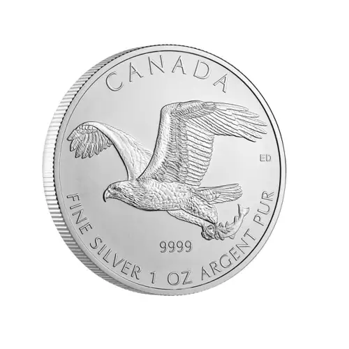 2014 1oz Canadian Silver Bald Eagle