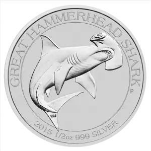 2015 1/2oz Perth Mint Silver Hammerhead Shark (2)