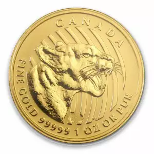 2015 1oz Canadian Growling Cougar - 99999