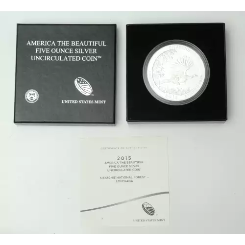 2015 5 oz Silver America the Beautiful Kisatchie National Forest (2)