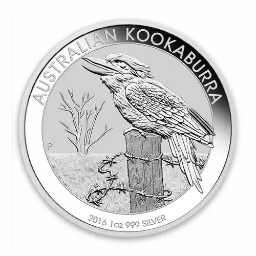 2016 1oz Australian Perth Mint Silver Kookaburra