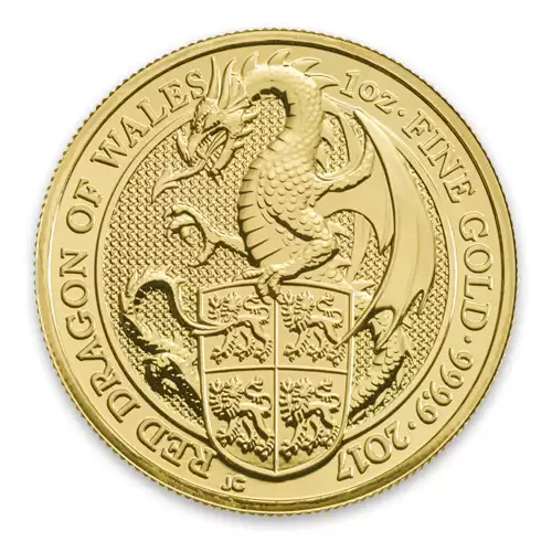 2017 1oz Britain Queen's Beasts: The Dragon (2)