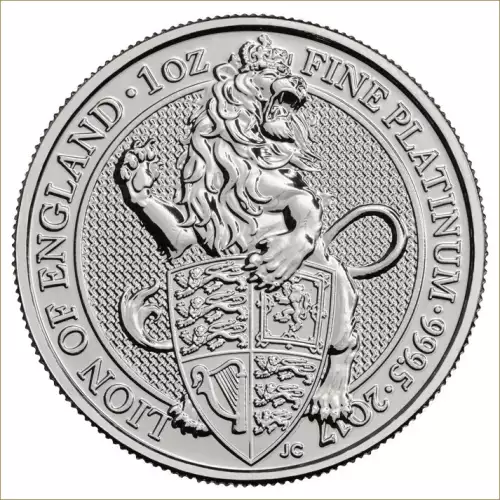 2017 1oz British Queen's Beast Platinum Coin - The Lion
