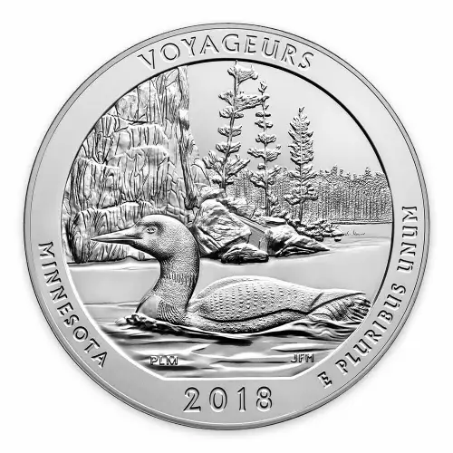 2018 5 oz Silver America the Beautiful Voyageurs National Park (2)
