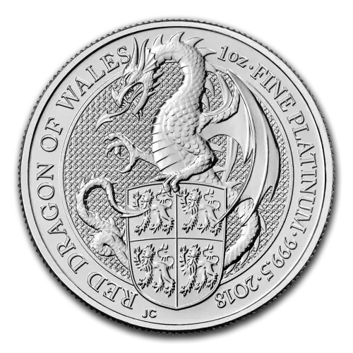 2018 Great Britain 1 oz Platinum Queen's Beasts (2)