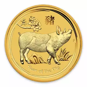 2019 1/10oz  Australian Perth Mint Gold Lunar Year of the Pig