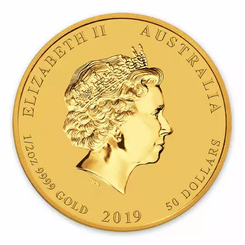 2019 1/2oz  Australian Perth Mint Gold Lunar Year of the Pig (2)