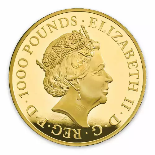 2019 1oz Britain Queen's Beast: The Falcon of the Plantagenets (2)