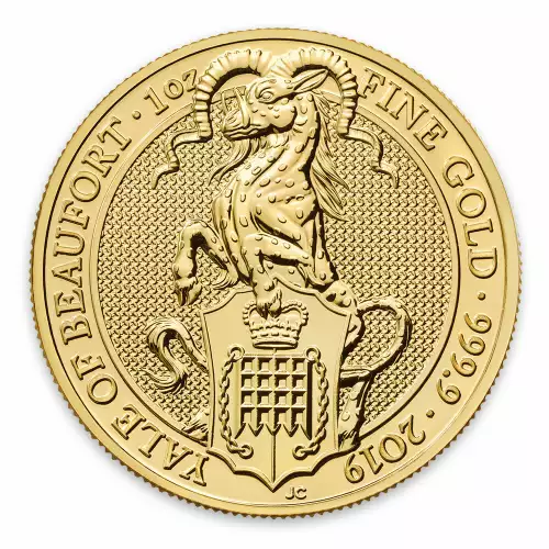 2019 1oz Britain Queen's Beast: The Yale of Beaufort