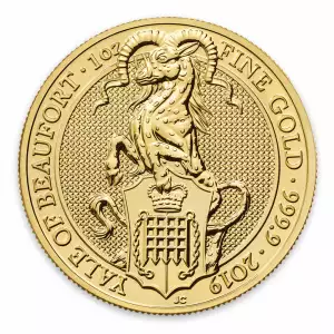 2019 1oz Britain Queen's Beast: The Yale of Beaufort