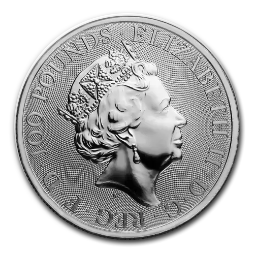 2019 Great Britain 1 oz Platinum Queen's Beasts: The Unicorn