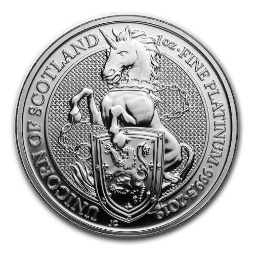 2019 Great Britain 1 oz Platinum Queen's Beasts The Unicorn (2)